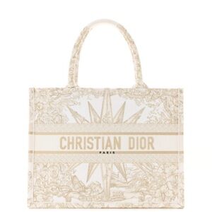 Christian Dior Beige Tote Bag gold ✨✨✨🎉♥️